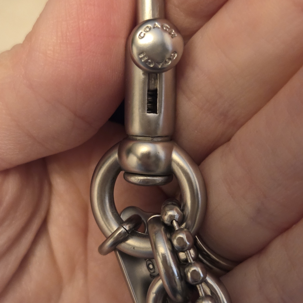 Coach | The Summer I Turned Pretty | Infinity Silver and Gold Keychain Bag Charm - Picture 9 of 16